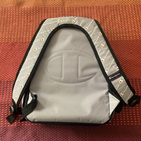 CHAMPION Purple Logo Printed Backpack - Picture 2 of 9